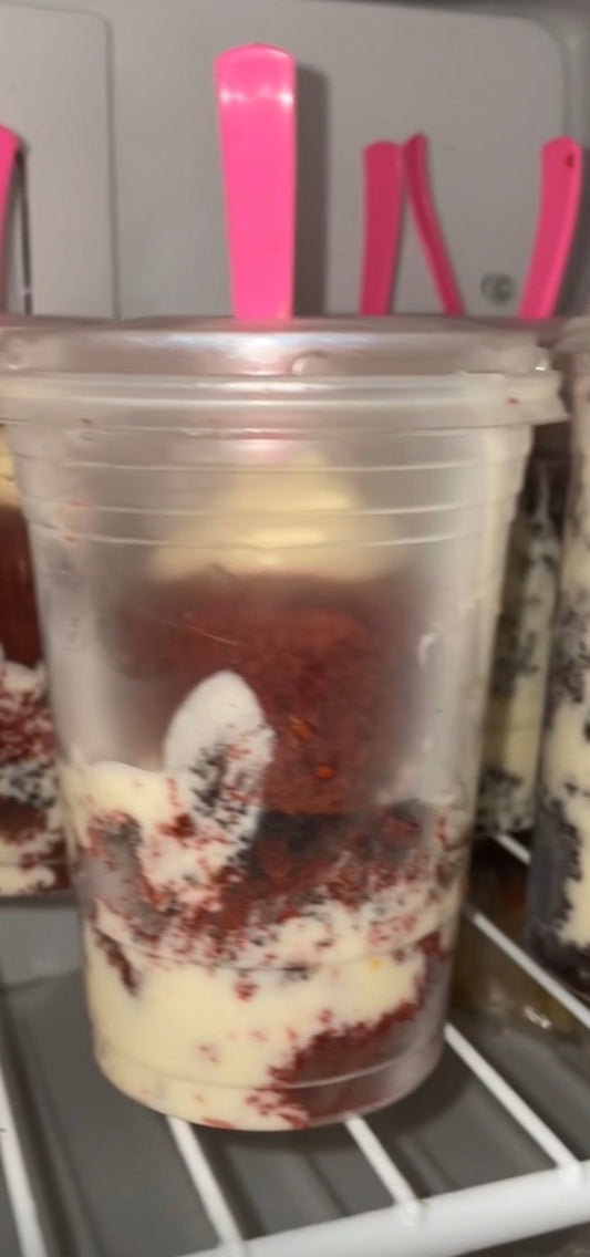 RED VELVET POUND CUPCAKE JARZ